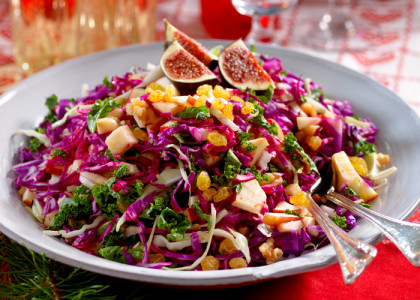 julig sallad med granatäpple julig sallad med granatäpple