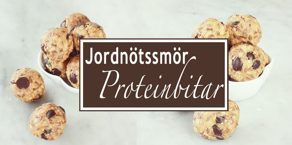 proteinbollar jordnötssmör proteinbollar jordnötssmör
