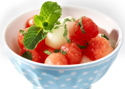 melon mynta sallad melon mynta sallad